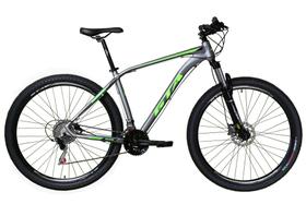 Bicicleta Aro 29 Gta Insane 27v Freio Hidráulico K7 Garfo com Trava - Verde/Cinza