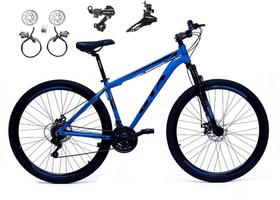 Bicicleta aro 29 Gta Nx11 24v Câmbios Shimano Freios Hidráulicos Garfo com Suspensão - Azul