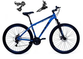 Bicicleta Aro 29 Gta Nx11 Alumínio 24v Câmbios Shimano Garfo Suspensão - Azul