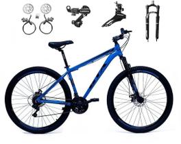 Bicicleta Aro 29 Gta Nx11 Câmbios Shimano 24v K7 Freios Hidráulicos Garfo Com Trava - Azul