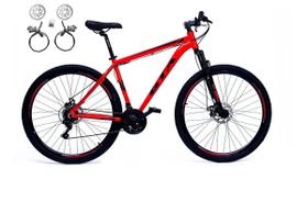 Bicicleta Aro 29 Gta Nx11 Freios a Disco Hidráulicos 24v Garfo Suspensão - Vermelha