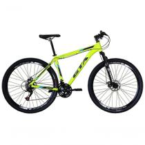 Bicicleta Aro 29 Gta Start 21v Freio A Disco Hidráulico Alumínio Garfo Suspensão - Amarelo Bicicleta Aro 29 Gta Start 21v Freio A Disco Hidráulico Alumínio Garfo Suspensão - Amarelo