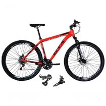Bicicleta Aro 29 Gta Start Alumínio 21v Câmbios Shimano Freio A Disco - Vermelho Bicicleta Aro 29 Gta Start Alumínio 21v Câmbios Shimano Freio A Disco - Vermelho