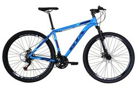 Bicicleta Aro 29 Gta Start Alumínio 21v Freio a Disco Garfo Suspensão - Azul