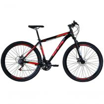 Bicicleta Aro 29 Gta Start Alumínio 27v K7 Freio Disco Mecânico - Preto-vermelho Tam,21 Bicicleta Aro 29 Gta Start Alumínio 27v K7 Freio Disco Mecânico - Preto-vermelho Tam,21