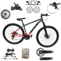 Bicicleta Aro 29 GTI Aluminio Mtb 12 Velocidades Freio Disco Hidraulico