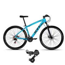 Bicicleta Aro 29 GTI Roma 24 Velocidades Alumínio Mtb Câmbio Traseiro Shimano