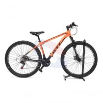 Bicicleta Aro 29 Gti Roma Alumínio 21v Freio A Disco Garfo Suspensão - Laranja-preto Tam.15 Bicicleta Aro 29 Gti Roma Alumínio 21v Freio A Disco Garfo Suspensão - Laranja-preto Tam.15