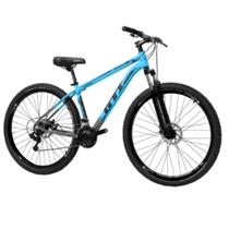 Bicicleta Aro 29 Gti Roma Mtb 24 Velocidades Alumínio Disco Mecânico Indexado Urbano