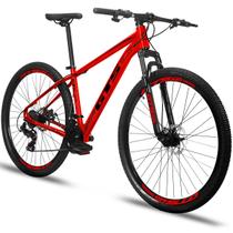 Bicicleta Aro 29 Gts Feel Glx 24 Marchas Freios A Disco Quadro de ALumínio