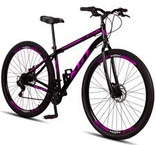 Bicicleta Aro 29 KGT Shift Aço Carbono Freios A Disco 21 Marchas