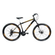 Bicicleta Aro 29 Kls Sport Gold Ezfire Câmbios Shimano Freio Disco Mtb Com Suspensão 21 Marchas