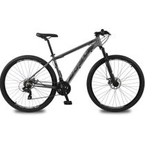 Bicicleta Aro 29 Krw Alumínio 21 Velocidades Marchas Freio a Disco Suspensão dianteira Mountain Bike S3