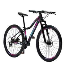 Bicicleta Aro 29 Krw Alumínio 21 Velocidades Marchas Freio a Disco Suspensão dianteira Mountain Bike S3