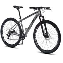 Bicicleta Aro 29 KRW Alumínio 21 Velocidades Marchas Freio a Disco Suspensão Mountain Bike X41