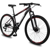 Bicicleta Aro 29 KRW Alumínio 21 Velocidades Marchas Freio a Disco Suspensão Mountain Bike X41