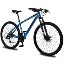 Bicicleta Aro 29 KRW Alumínio 24 Vel Shimano Altus Hidráulico Suspensão Trava ombro e Cassete KR12