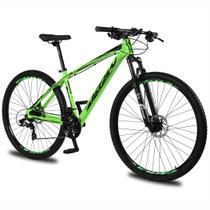 Bicicleta Aro 29 KRW Alumínio 24 Vel Shimano Altus Hidráulico Suspensão Trava ombro e Cassete KR12