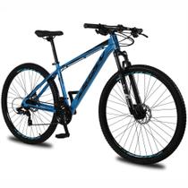 Bicicleta aro 29 KRW Alumínio 24 Velocidades Marchas Freio Hidráulico Suspensão C/ Trava de ombro KR3 Bicicleta aro 29 KRW Alumínio 24 Velocidades Marchas Freio Hidráulico Suspensão C/ Trava de ombro KR3