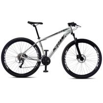 Bicicleta Aro 29 KRW Alumínio 27 Vel Freio a Disco Hidráulico e Trava R8
