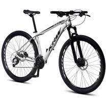 Bicicleta Aro 29 KRW Alumínio 27 Vel Shimano Acera Freio Hidráulico Suspensão dianteira com Trava de ombro Mountain Bike S31