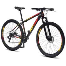 Bicicleta Aro 29 KRW Alumínio Shimano TZ 21 Velocidades Marchas Freio a Disco Suspensão dianteira Mountain Bike SH21