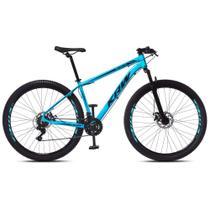 Bicicleta Aro 29 KRW Alumínio Shimano TZ 21 Velocidades Marchas Freio a Disco Suspensão MountainBikeS21