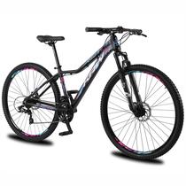 Bicicleta Aro 29 KRW Alumínio Shimano TZ 24 Velocidades Freio a Disco Suspensão Mountain Bike KR9 Bicicleta Aro 29 KRW Alumínio Shimano TZ 24 Velocidades Freio a Disco Suspensão Mountain Bike KR9