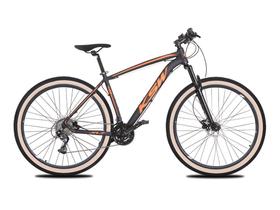 Bicicleta aro 29 KSW 27v Freio Hidráulico C/ K7 e Susp Trava