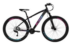 Bicicleta Aro 29 Ksw Alumínio 21v Alavanca V-Fire Freios a Disco e Suspensão
