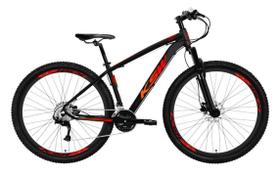 Bicicleta Aro 29 Ksw Alumínio 21v Alavanca V-Fire Freios a Disco e Suspensão