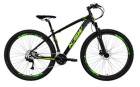 Bicicleta Aro 29 Ksw Alumínio 24v Cambios Shimano Freios a Disco e Suspensão
