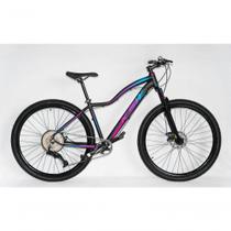 Bicicleta Aro 29 Ksw Mwza Feminina 12v Kit 1x12v Pedivela Single K7 11-50 Freio A Disco - Preto-pink-azul Tam. 15 Bicicleta Aro 29 Ksw Mwza Feminina 12v Kit 1x12v Pedivela Single K7 11-50 Freio A Disco - Preto-pink-azul Tam. 15