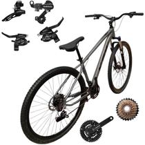 Bicicleta Aro 29 KSW XLT 100 21 Velocidades Aluminio MTB C/ Kit SHIMANO