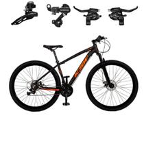 Bicicleta Aro 29 KSW XLT 100 24 Velocidades Alumínio MTB Câmbios e Trocadores SHIMANO