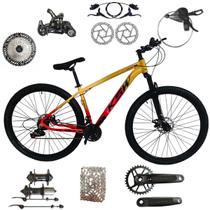 Bicicleta Aro 29 Ksw Xlt 100 Aluminio 12 Velocidades Freio Disco Hidraulico Mtb Unissex