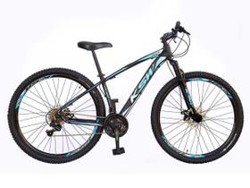 Bicicleta Aro 29 KSW XLT 2020 21v Freio a Disco Preto Azul 17