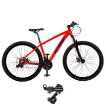 Bicicleta Aro 29 Ksw Xlt 21v Aluminio Leve Cambio Traseiro Shimano Indexado Freio a Disco Mecanico