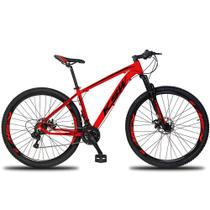 Bicicleta Aro 29 KSW XLT 21V Câmbios e Trocador Shimano Suspensão 100MM