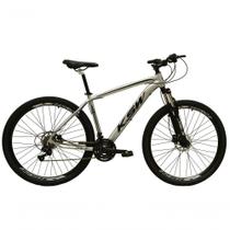 Bicicleta Aro 29 Ksw Xlt 24v Freio A Disco Suspensão Mountain Bike Alumínio Prata 17 Bicicleta Aro 29 Ksw Xlt 24v Freio A Disco Suspensão Mountain Bike Alumínio Prata 17