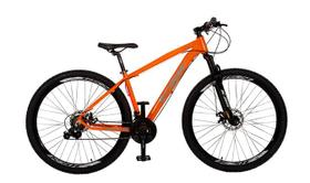 Bicicleta Aro 29 Ksw Xlt 24v Freios Hidráulicos Garfo Suspensão Mtb - Laranja