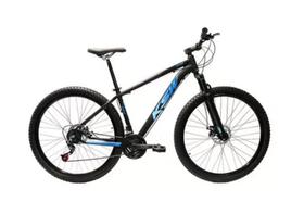 Bicicleta Aro 29 Ksw Xlt 24v Freios Hidráulicos Garfo Suspensão Mtb - Preto/Azul