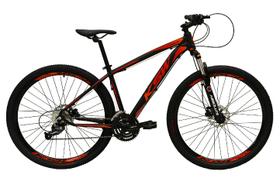 Bicicleta Aro 29 Ksw Xlt 27v Câmbios Shimano Altus Freios Hidráulicos Garfo Com Trava - Preto/Vermelho/Laranja