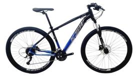 Bicicleta Aro 29 Ksw Xlt 27v Freio Hidráulico K7 Garfo com Trava - Preto/Azul Bicicleta Aro 29 Ksw Xlt 27v Freio Hidráulico K7 Garfo com Trava - Preto/Azul