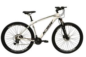 Bicicleta Aro 29 Ksw Xlt Alumínio 24v Câmbios Shimano Garfo com Trava no Ombro - Branco