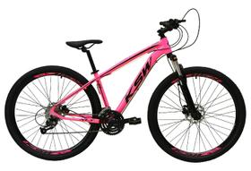 Bicicleta Aro 29 Ksw Xlt Alumínio 24v Câmbios Shimano Garfo com Trava no Ombro - Rosa