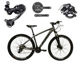 Bicicleta Aro 29 Ksw Xlt Alumínio Câmbio Traseiro Shimano Deore e Altus 27v Freio Hidráulico Garfo Com Trava - Grafite Bicicleta Aro 29 Ksw Xlt Alumínio Câmbio Traseiro Shimano Deore e Altus 27v Freio Hidráulico Garfo Com Trava - Grafite