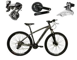 Bicicleta Aro 29 Ksw Xlt Câmbios Shimano Altus 24v K7 Alumínio Freios Hidráulicos Garfo Com Trava Grafite Tam. 17