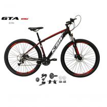 Bicicleta Aro 29 Ksw Xlt Kit 2x9 Sunrun Freio Disco K7 11/36 Pedivela 24/38d Garfo Trava - Preto/vermelho/branco Tam.15 Bicicleta Aro 29 Ksw Xlt Kit 2x9 Sunrun Freio Disco K7 11/36 Pedivela 24/38d Garfo Trava - Preto/vermelho/branco Tam.15