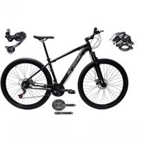 Bicicleta Aro 29 Ksw Xlt Shimano Deore E Altus 27v Freio Hidráulico Garfo Trava - Preto-prata Tam.15 Bicicleta Aro 29 Ksw Xlt Shimano Deore E Altus 27v Freio Hidráulico Garfo Trava - Preto-prata Tam.15